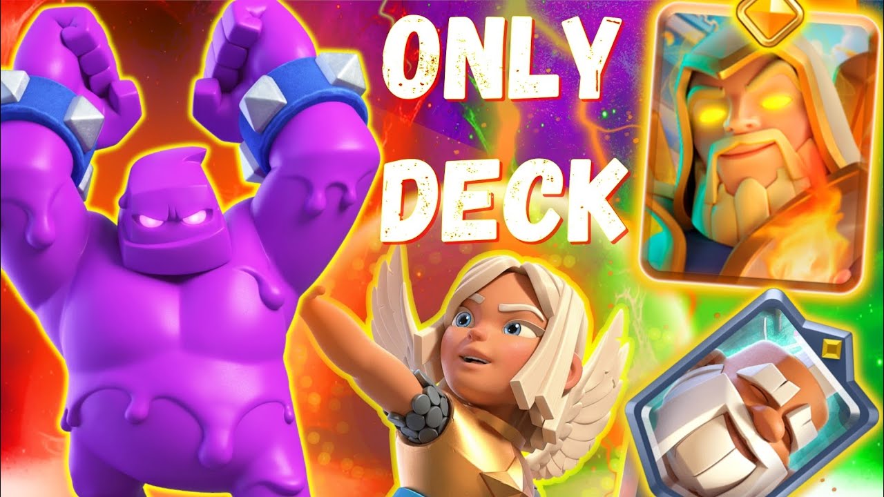 This Is The Only Elixir Golem Deck That Can Counter Hero Wizard