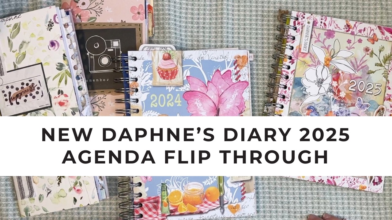 NEW DAPHNE'S DIARY 2025 AGENDA FLIP THROUGH #plannercommunity #inspiration