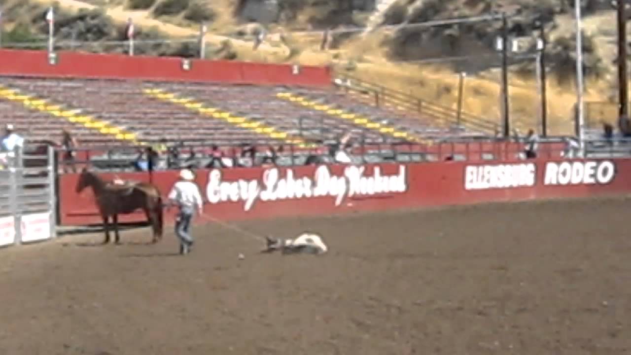 Justin McKee Steer Roping in Ellensburg