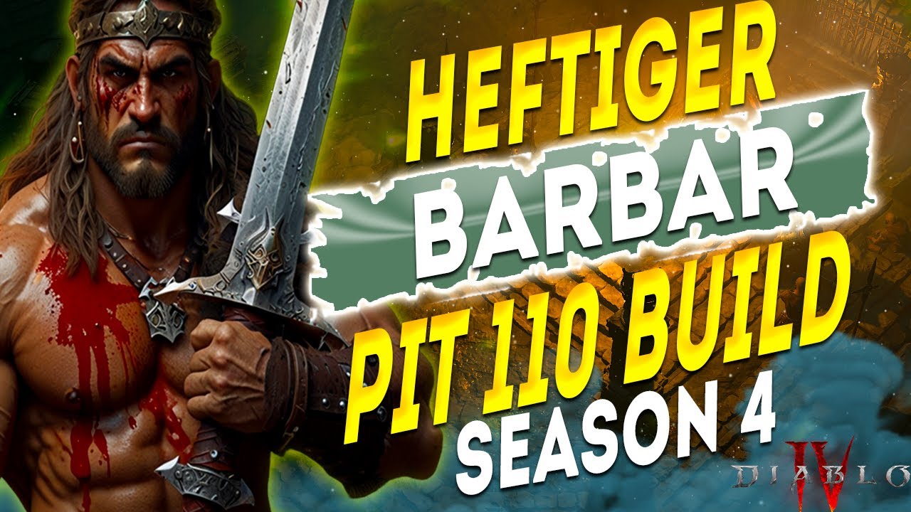 PIT 110 - Heftiger Barbar Build - Diablo 4 Season 4 Barbar Build Deutsch