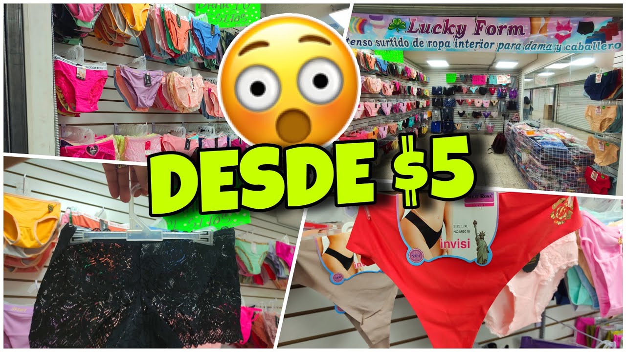 😊Dónde comprar 😱ROPA INTERIOR BARATA para negocio🤩Calzon😁Tanga🥴Cachetero😍Encaje 👉INICIA TU NEGOCIO