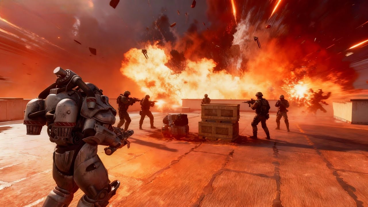 POWER ARMOR ROYALE IS IMMERSIVE! Warzone Fallout Gameplay [4K PS5 PRO]