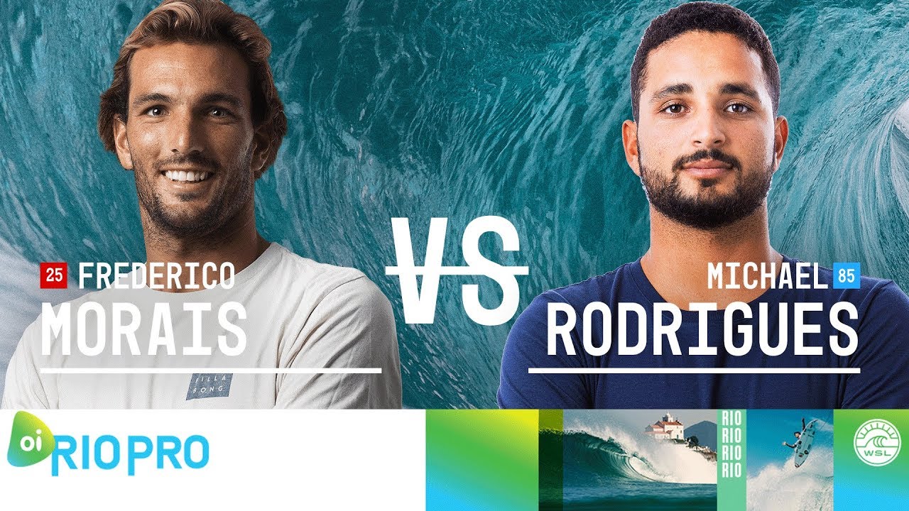 Frederico Morais vs. Michael Rodrigues - Round Three, Heat 2 - Oi Rio Pro 2018