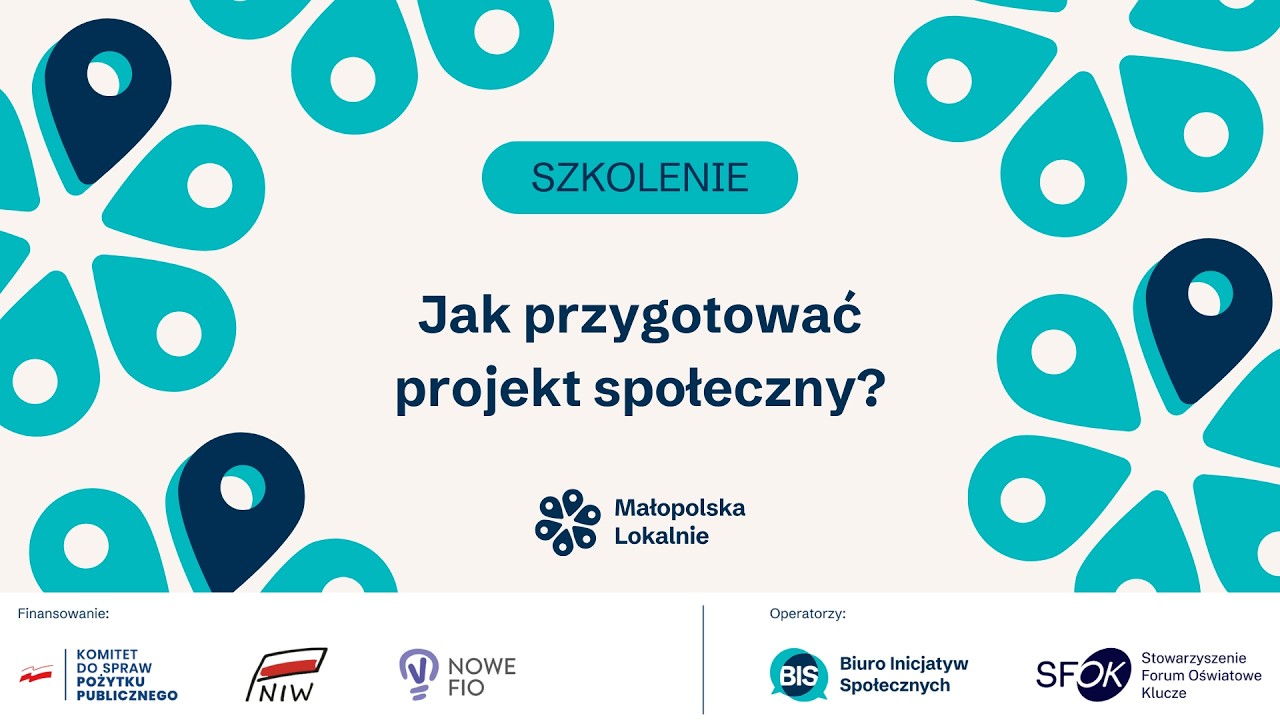 Jak przygotować projekt społeczny? | *Małopolska Lokalnie* | 2026