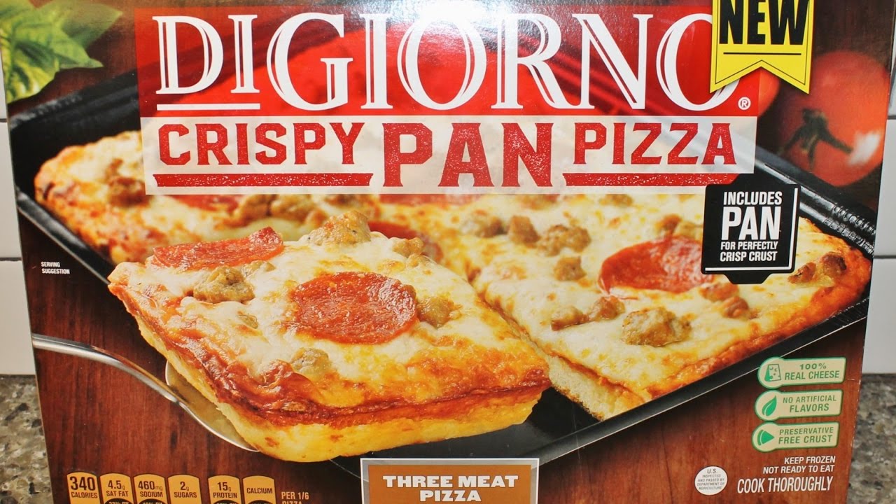 DiGiorno Crispy Pan Pizza: Three Meat Pizza Review