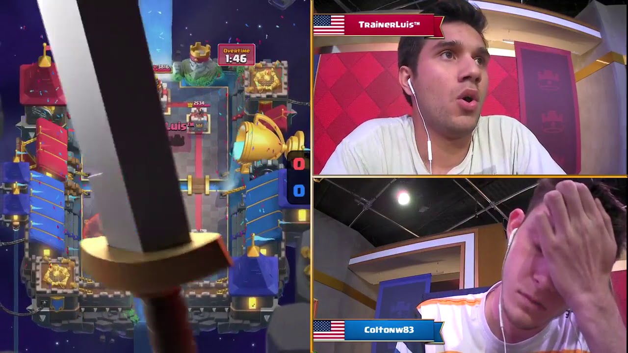 TrainerLuis™ vs Coltonw83 - Clash Royale Crown Championship NA [Week Two] [HD]