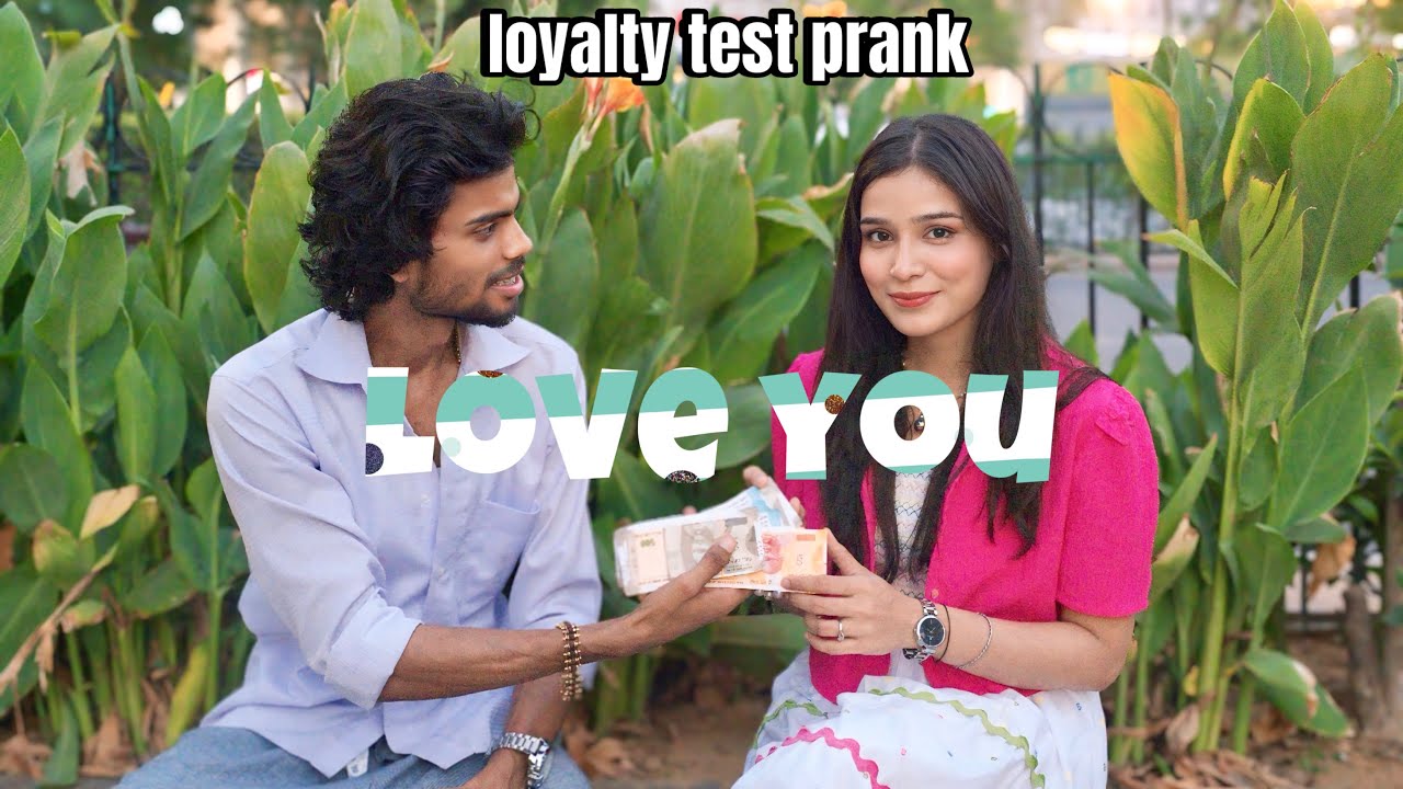 100000₹ 💵 loyalty test prank😎Love Expose💔! Live prank! Sunny kalakaar