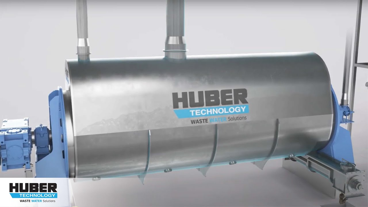 HUBER Disc Dryer RotaDry® - Animation