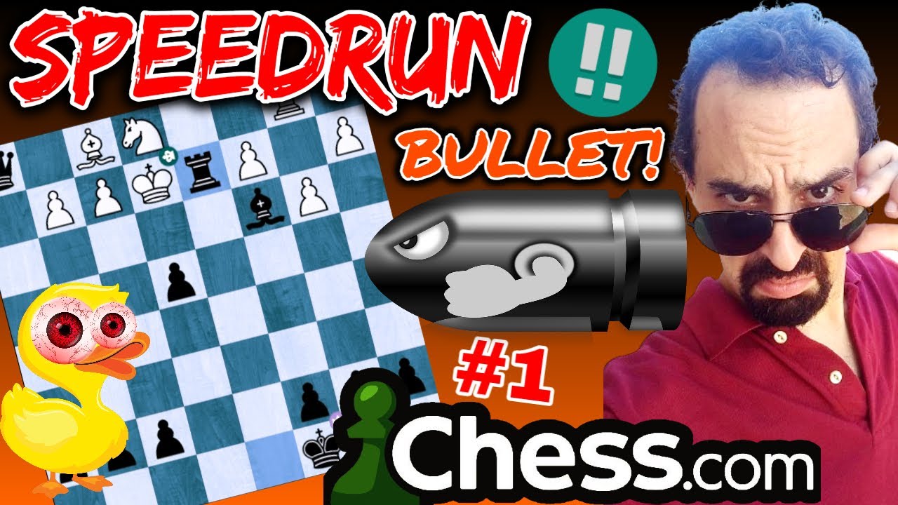 1 minuto! SPEEDRUN AJEDREZ BULLET ♟️ Chesscom