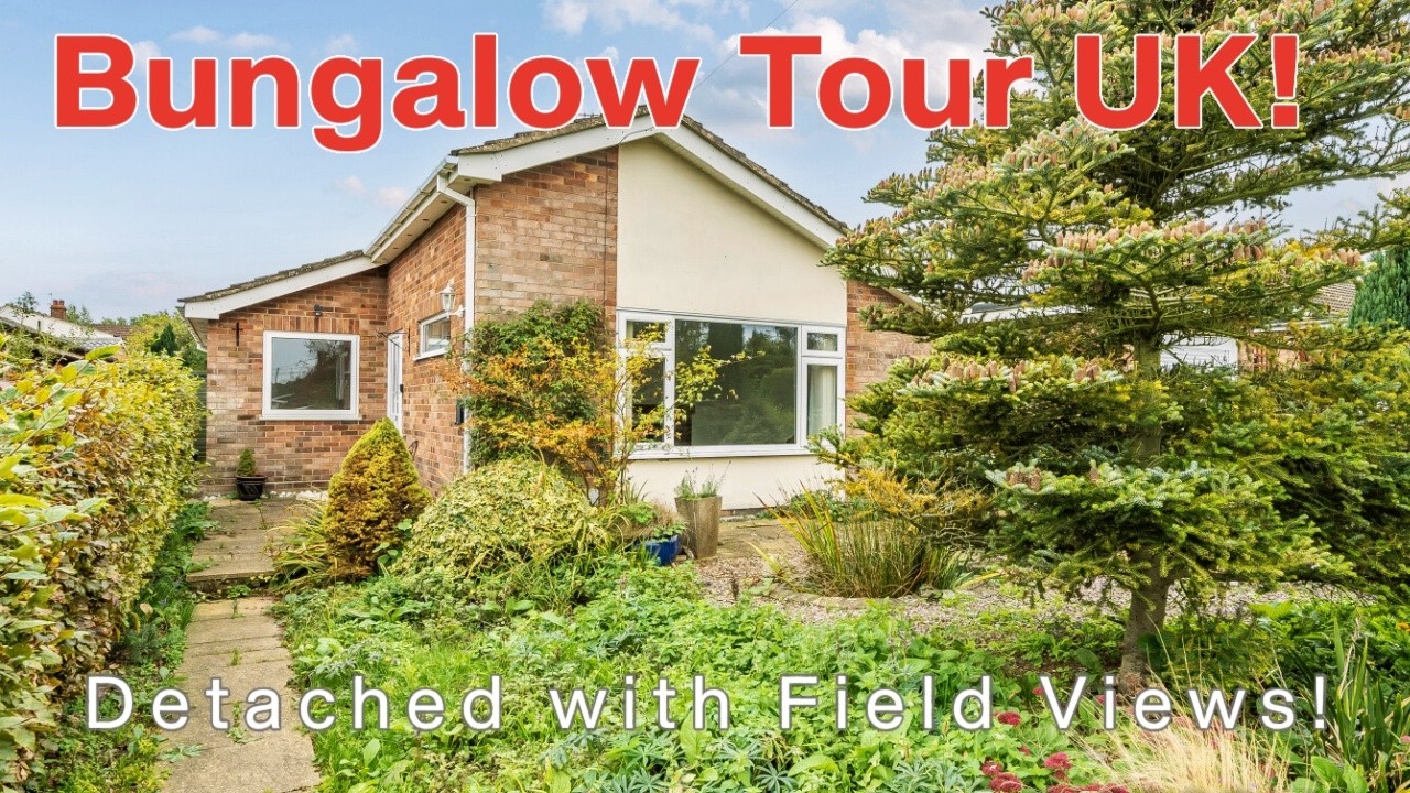 BUNGALOW TOUR UK  Open Views to Rear!  For Sale £250,000 Bradenham, Norfolk, Longsons Agents.
