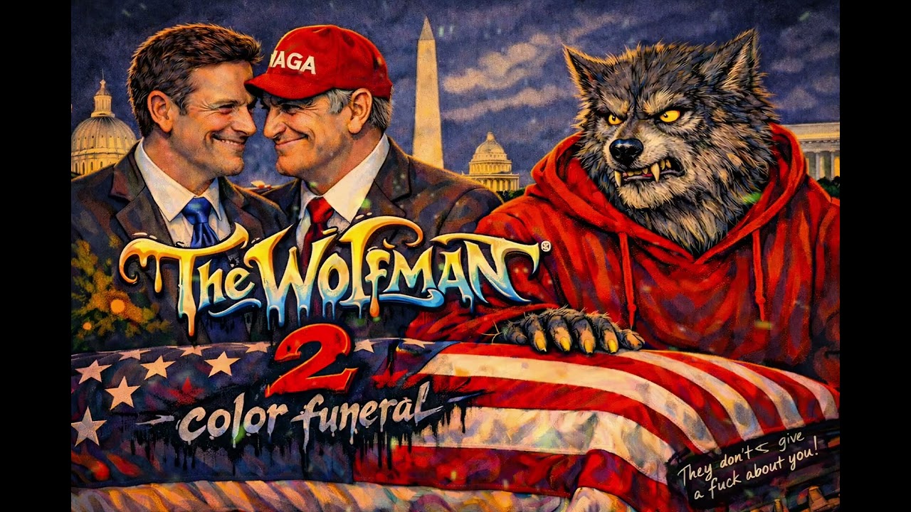 The Wolfman - 2 color funeral 