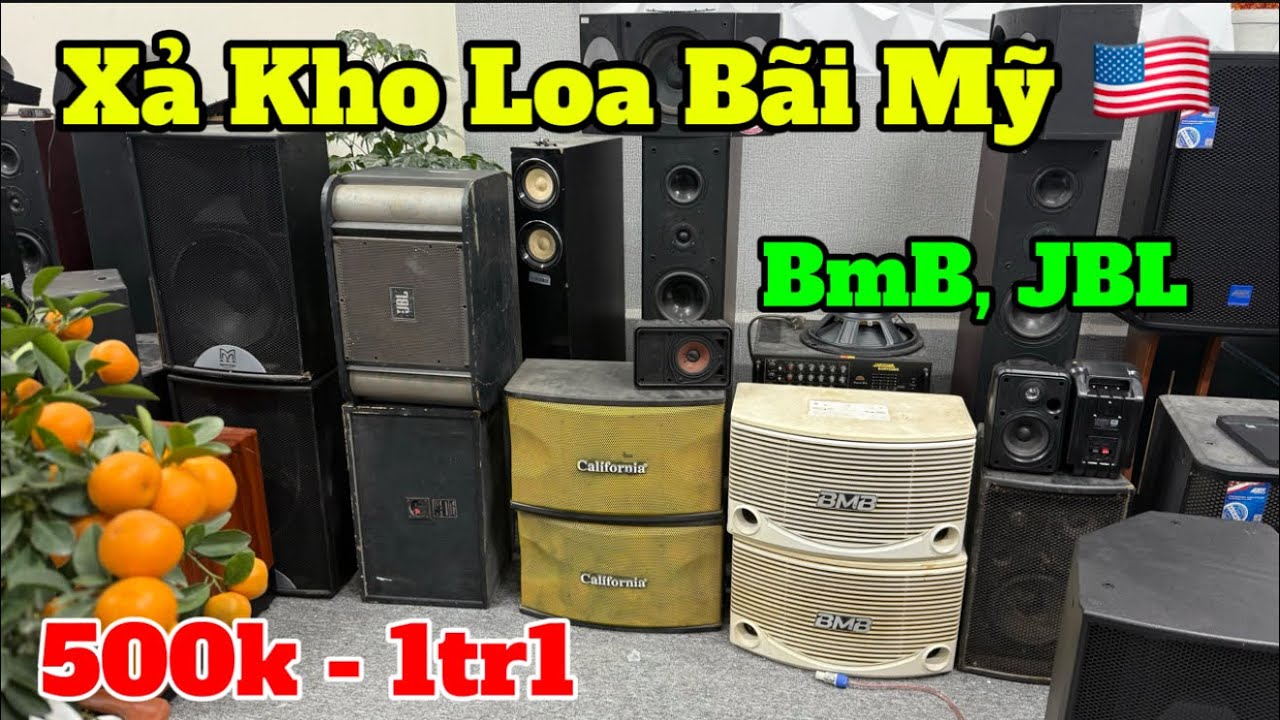 Nghỉ Tết: Xả Loa BmB Bãi Nhật, Loa JBL Bass 25  Giá Chỉ Từ 500k - 1tr1 Bao ship, Tiếng Siêu Chắc Bay