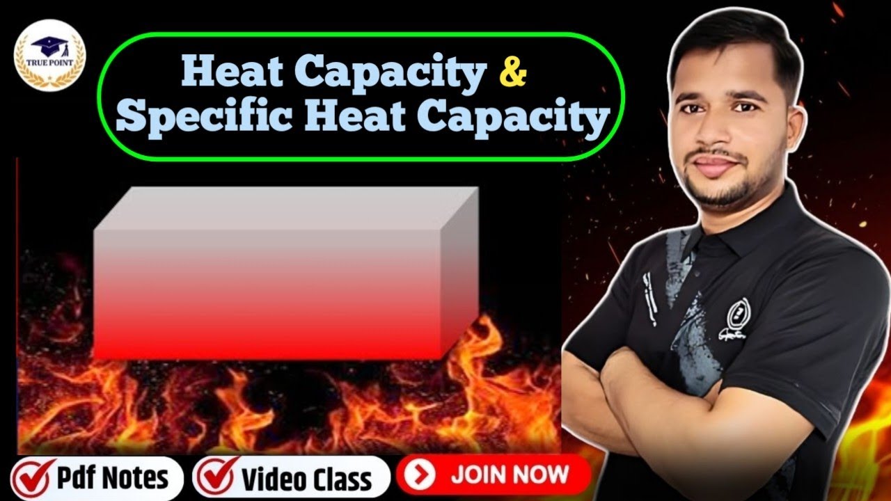 Heat Capacity and Specific Heat Capacity | Solid State Physics | in Hindi for B.Sc.