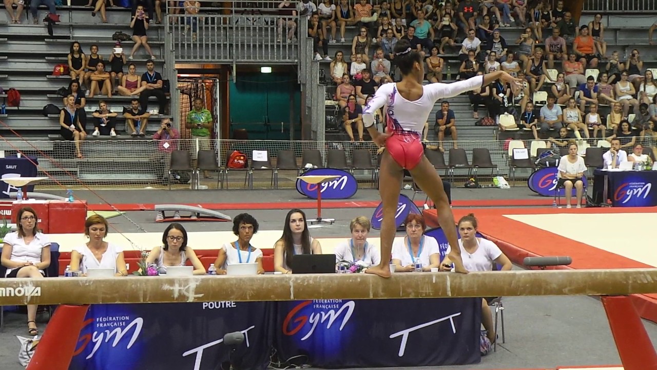 Mélanie De Jesus Dos Santos (2000) - Finale Poutre - Championnat de France 2017