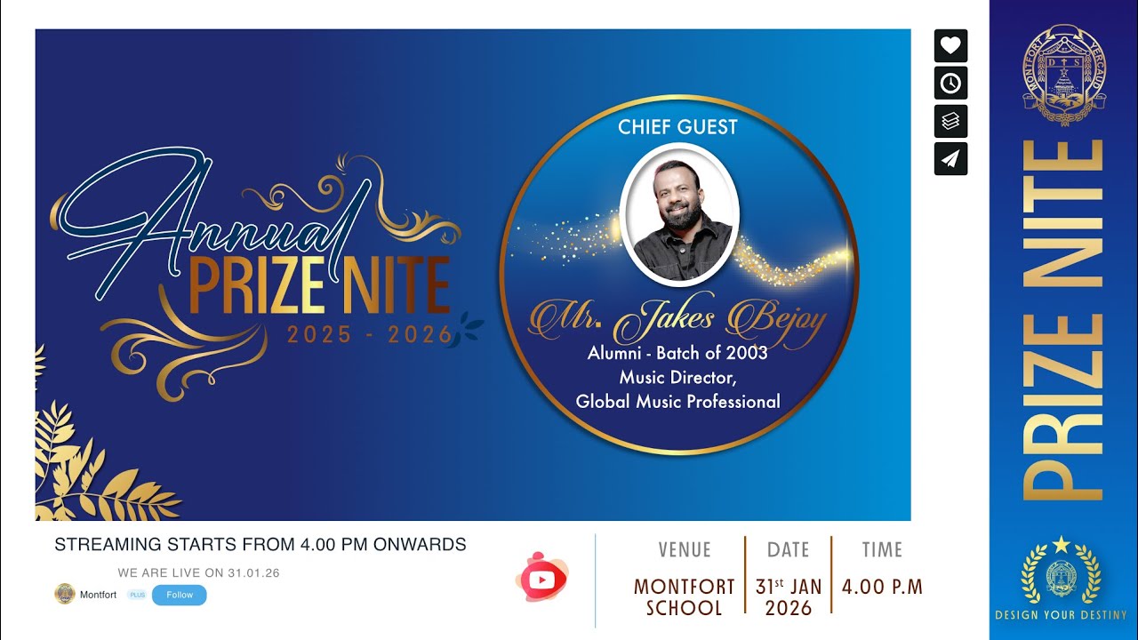PRIZE NITE | LIVE 4.00 P.M. ONWARDS | 31.01.26 | MONTFORT SCHOOL | YERCAUD