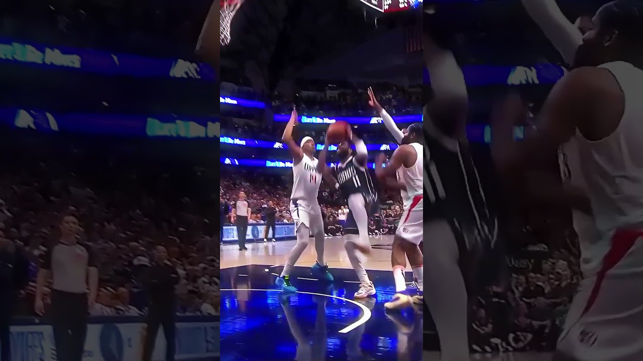 Kyrie Irving Tough Layup Slowmo!