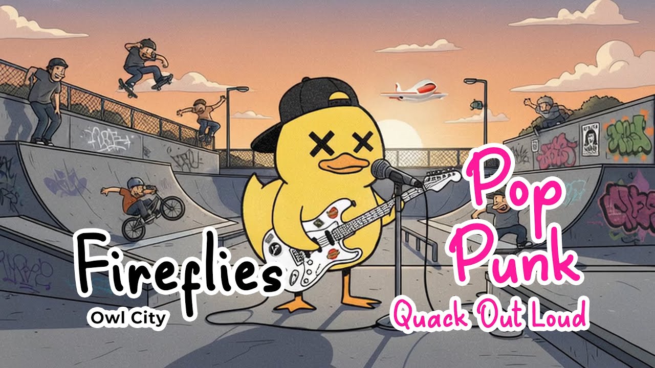 🎸 “Fireflies” – Owl City (Pop Punk Cover by Quack Out Loud) ⚡🌙✨