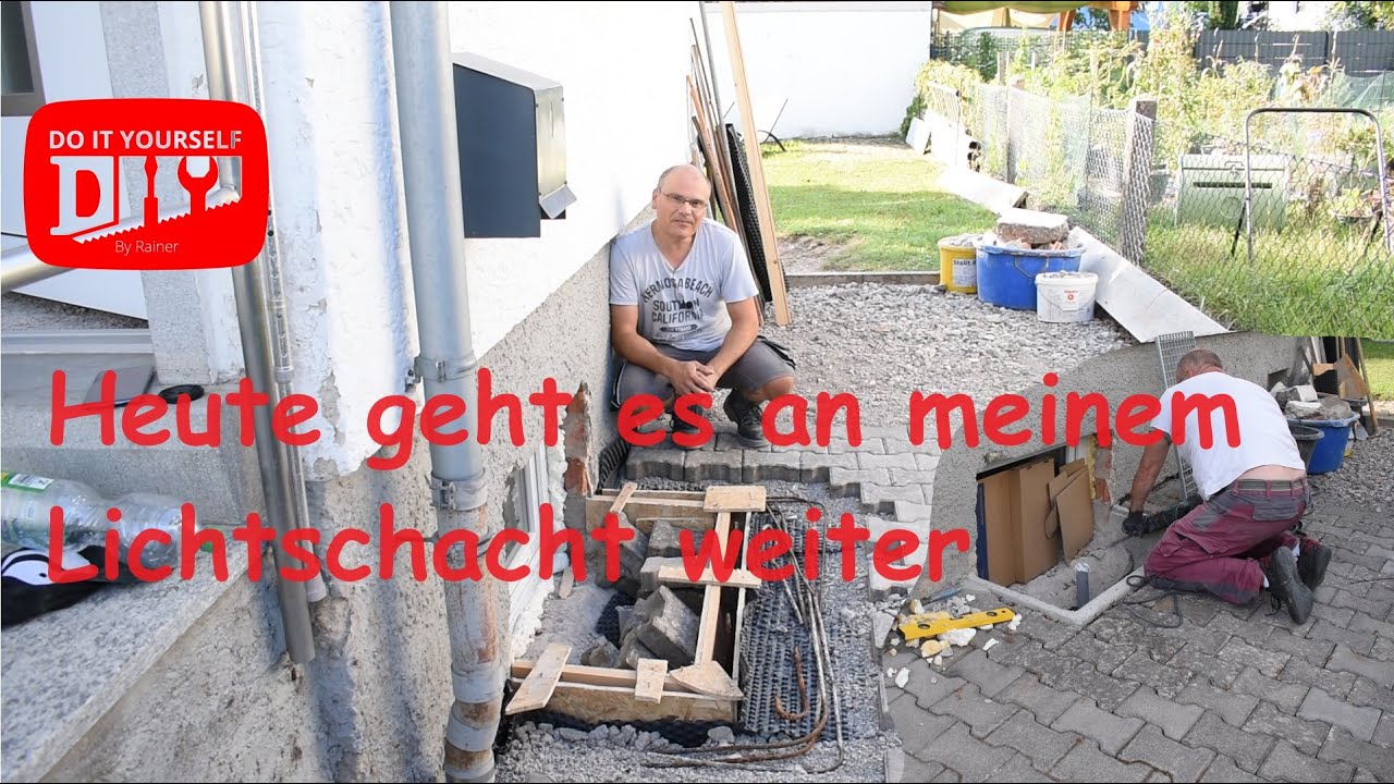 Es geht weiter mit meinem Lichtschacht.