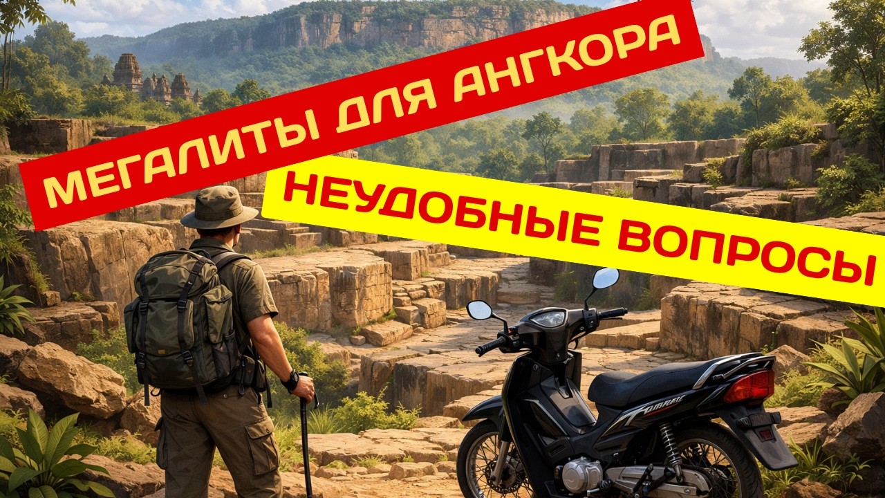 Древние карьеры Ангкора: как добывали и перевозили блоки по 10&ndash;15 тонн? Экспедиция к плато Кулен