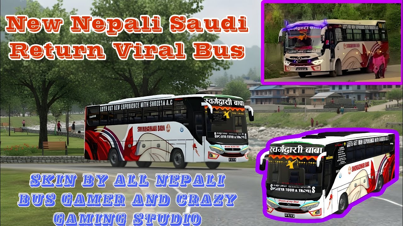 New nepali saudi return viral bus skin link in description box 
