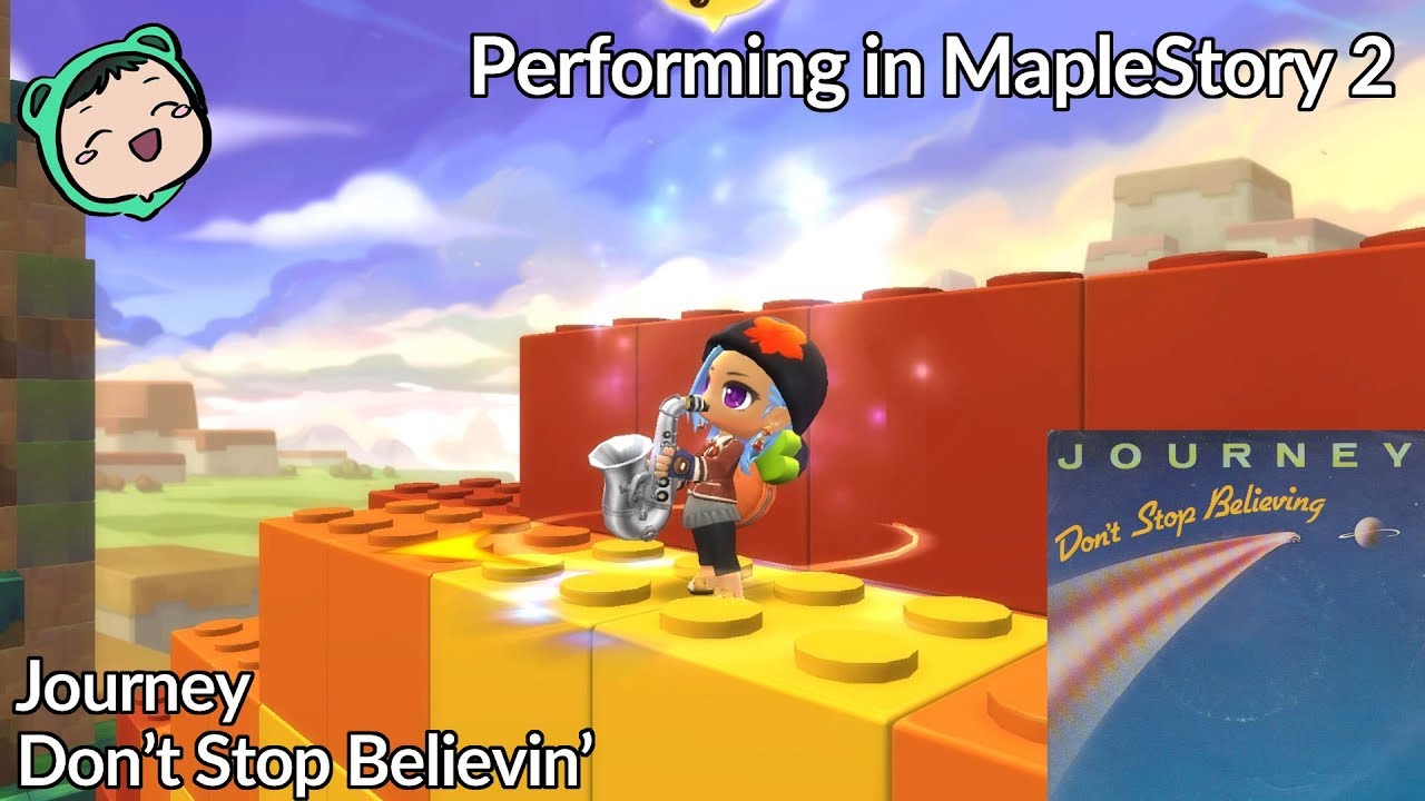 Journey - Don't Stop Believin' - Performing in MapleStory 2