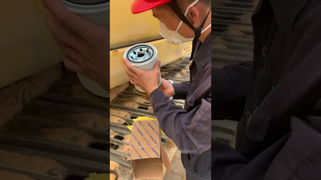 Maintenance of Komatsu PC200: Poor Oil Flow and Failure to Refuel.