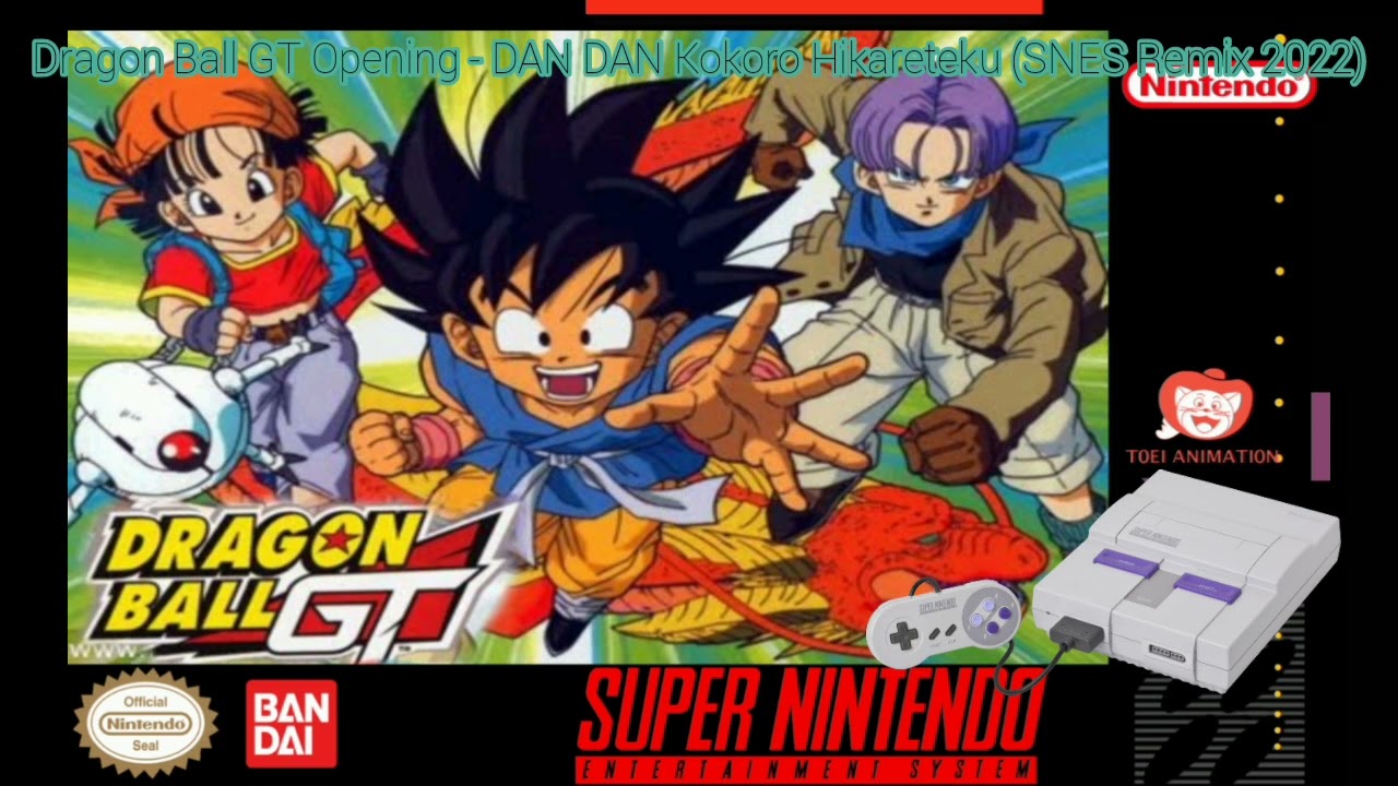 Dragon Ball GT Opening - DAN DAN Kokoro Hikareteku (SNES Remix 2022)