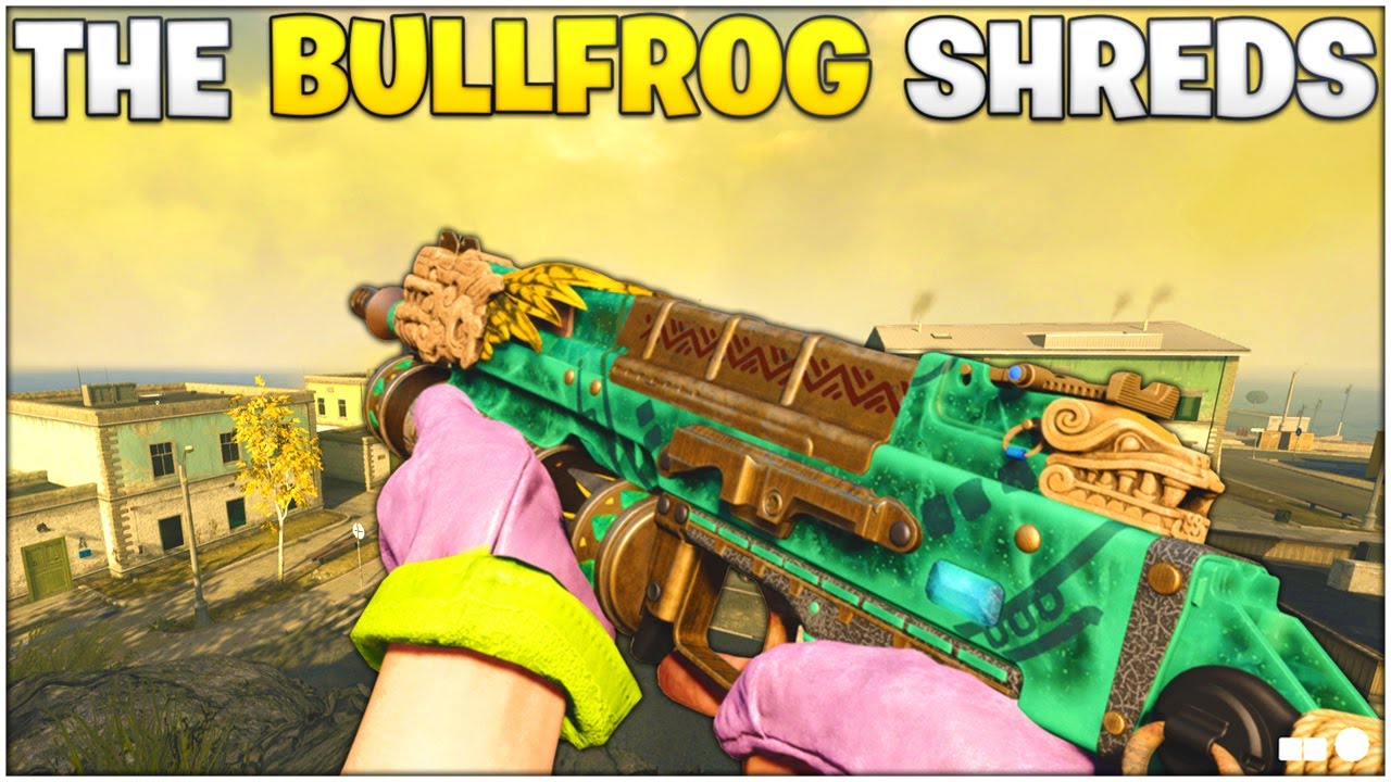 The BULLFROG On Alcatraz Is CRAZY GOOD! *Best BullFrog Setup* (Rebirth Island - Warzone)