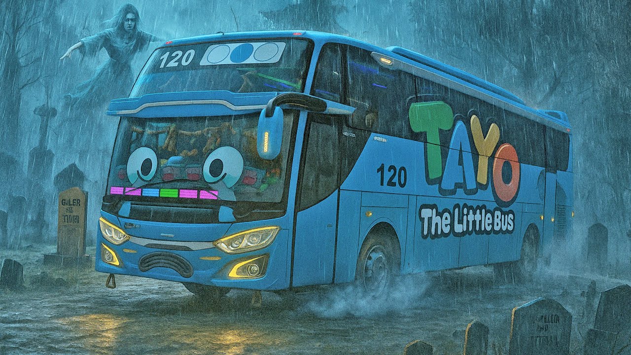 Aksi Nekat Bus Tayo, Main Telolet Basuri Nada Stecu Stecu Di Tengah Kuburan, Auto Pada Bangun 😂😂😂