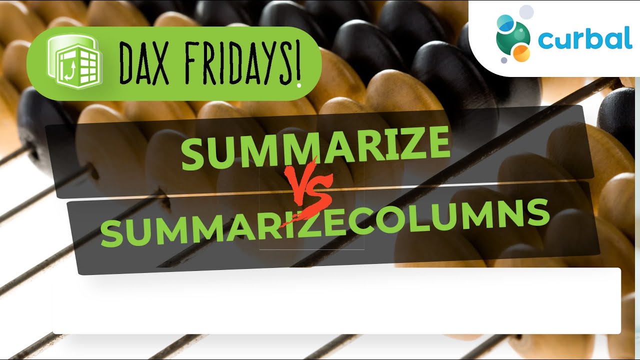 DAX Fridays! #145: SUMMARIZECOLUMS