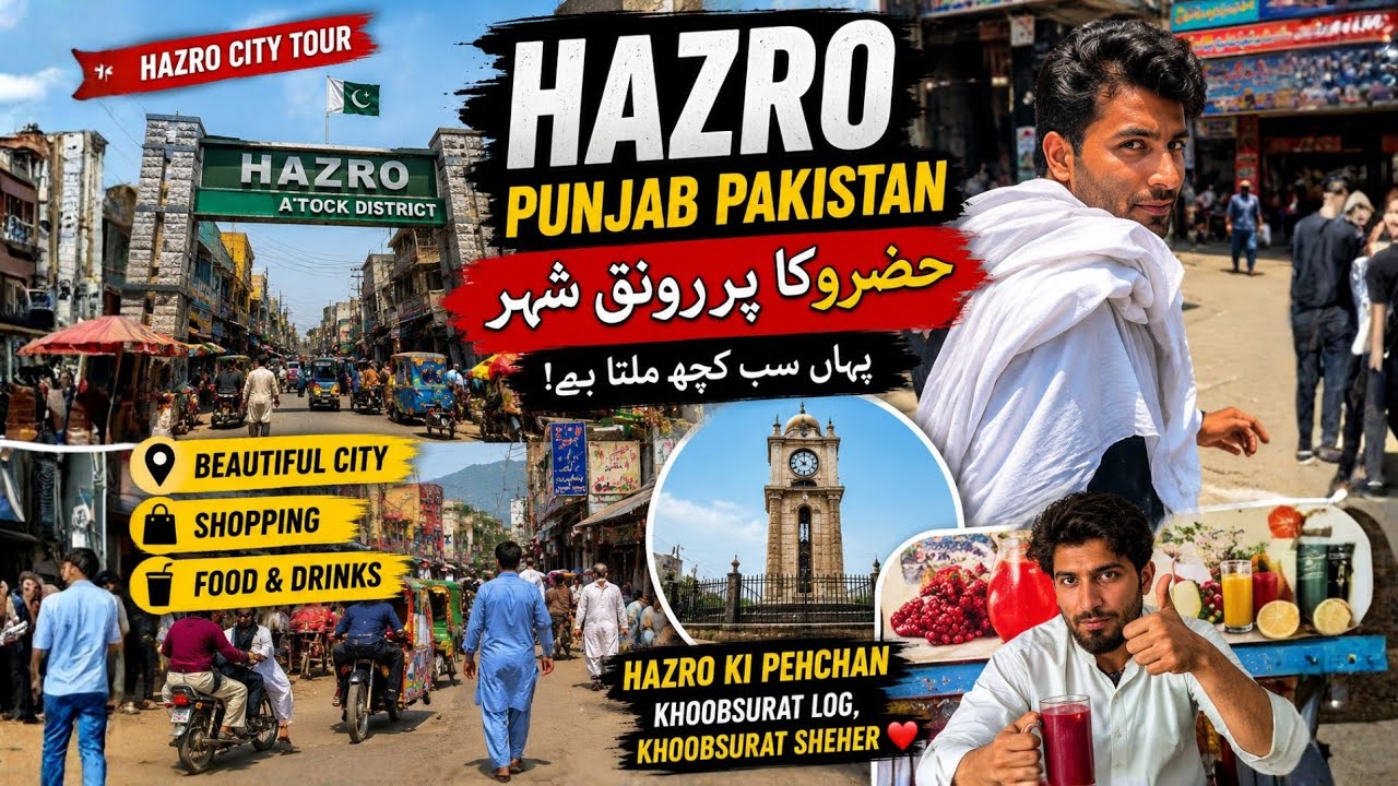 Hazro Attock ki food street duwa chock ronak bari c City