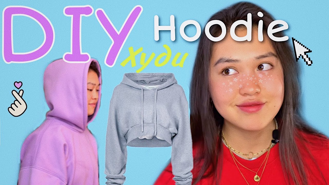 ХУДИ ЗА ВЕЧЕР , своими руками ||👚как легко сшить худи? + лайфхаки