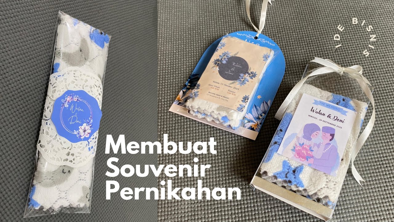 Membuat Souvenir Pernikahan Sendiri (Bisa Jadi Ide Bisnis )‼️