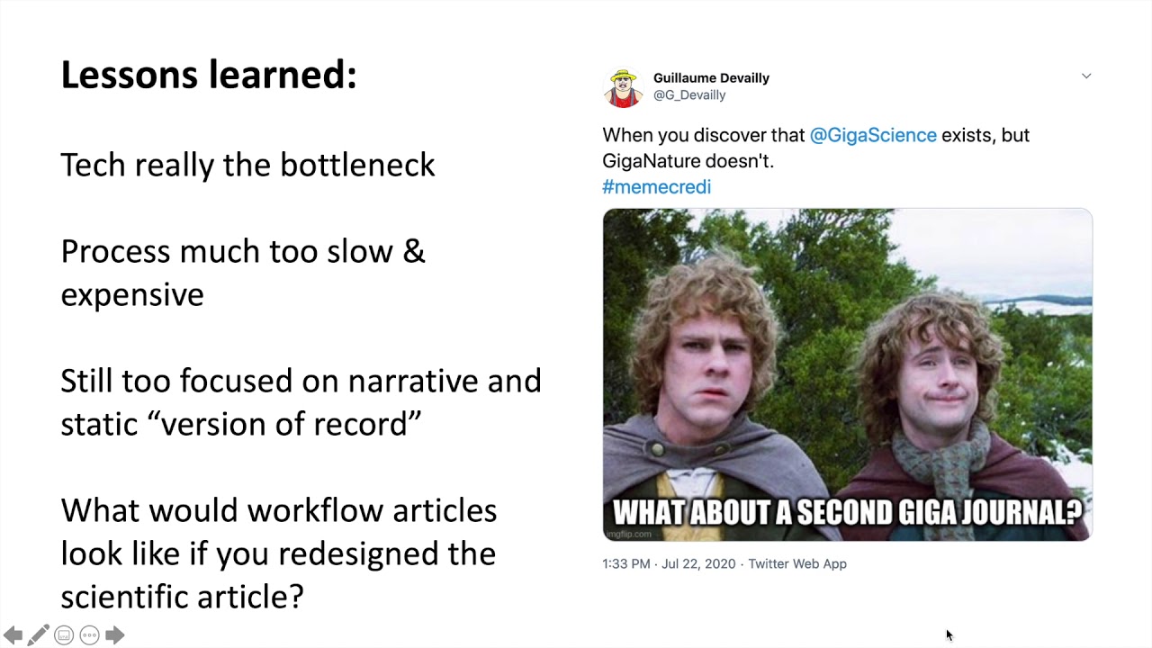 Publishing CWL Workflows: Workflows for publishing workflows, The GigaScience experience.