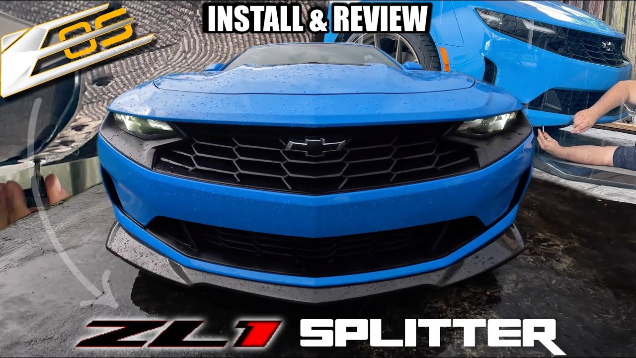 EOS Carbon Fiber Gen 6 ZL1 Splitter Install: AFFORDABLE Exterior Mod for your 6th Gen Camaro!!