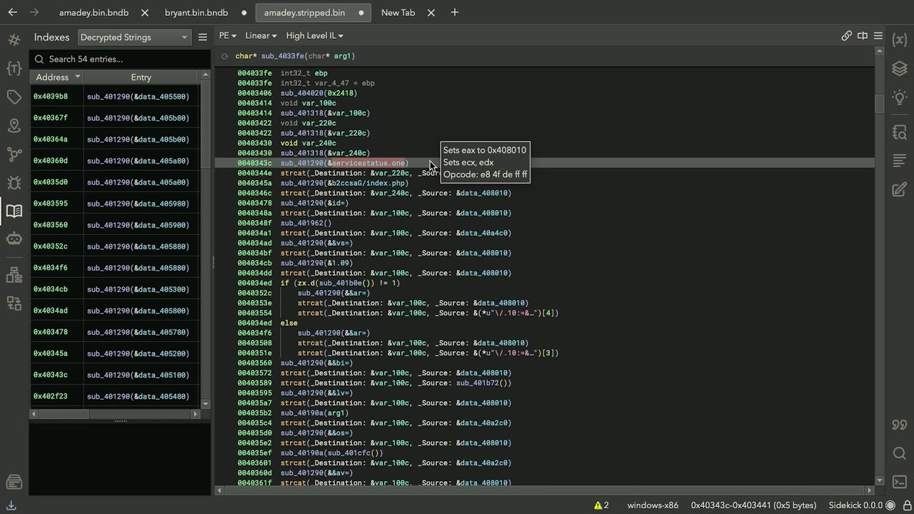 Binary Ninja: 4.1 Feature Stream!