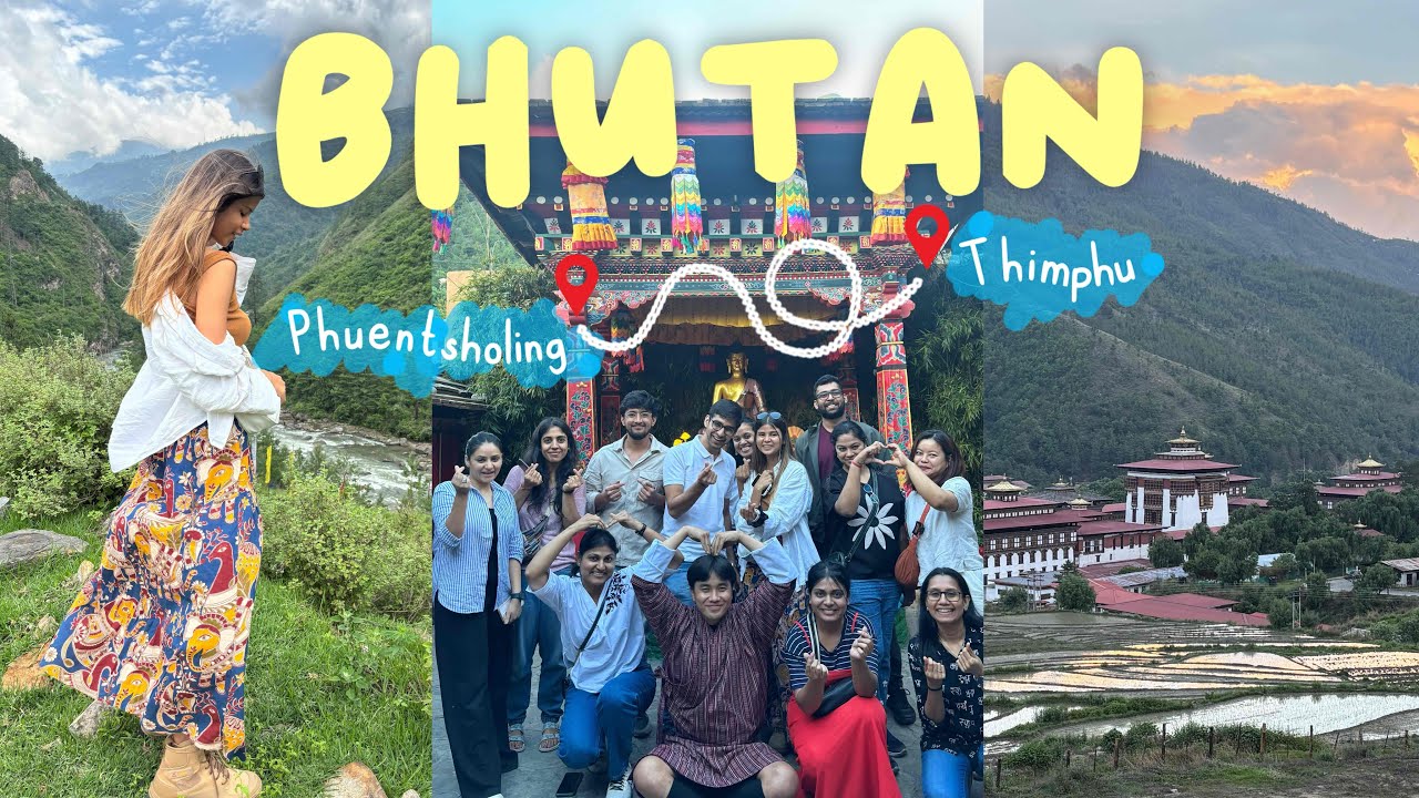 BHUTAN DAY 1 VLOG ~ crazy journey from Phuentsholing to Thimphu, simply bhutan living museum & more!