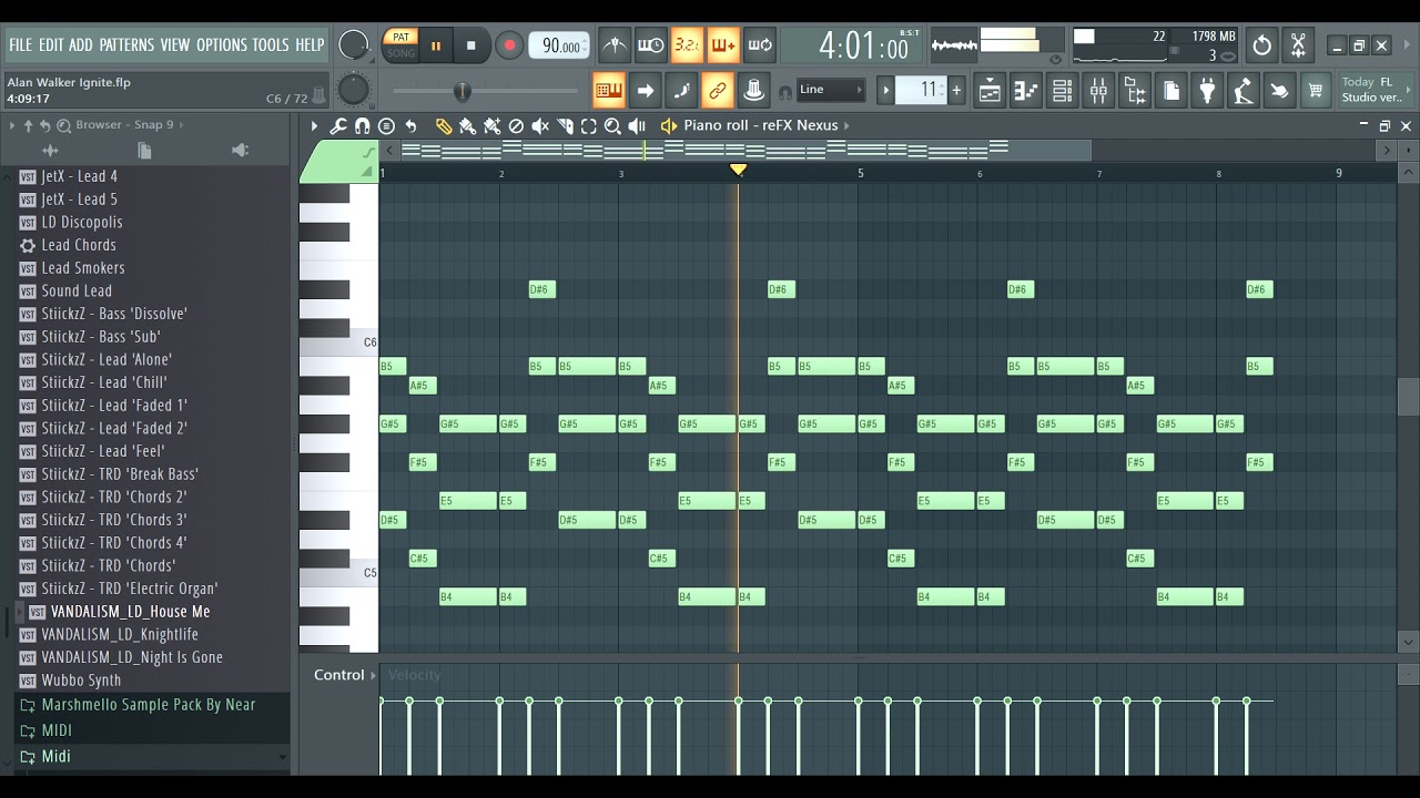 Alan Walker Ignite (FL STUDIO REMAKE)