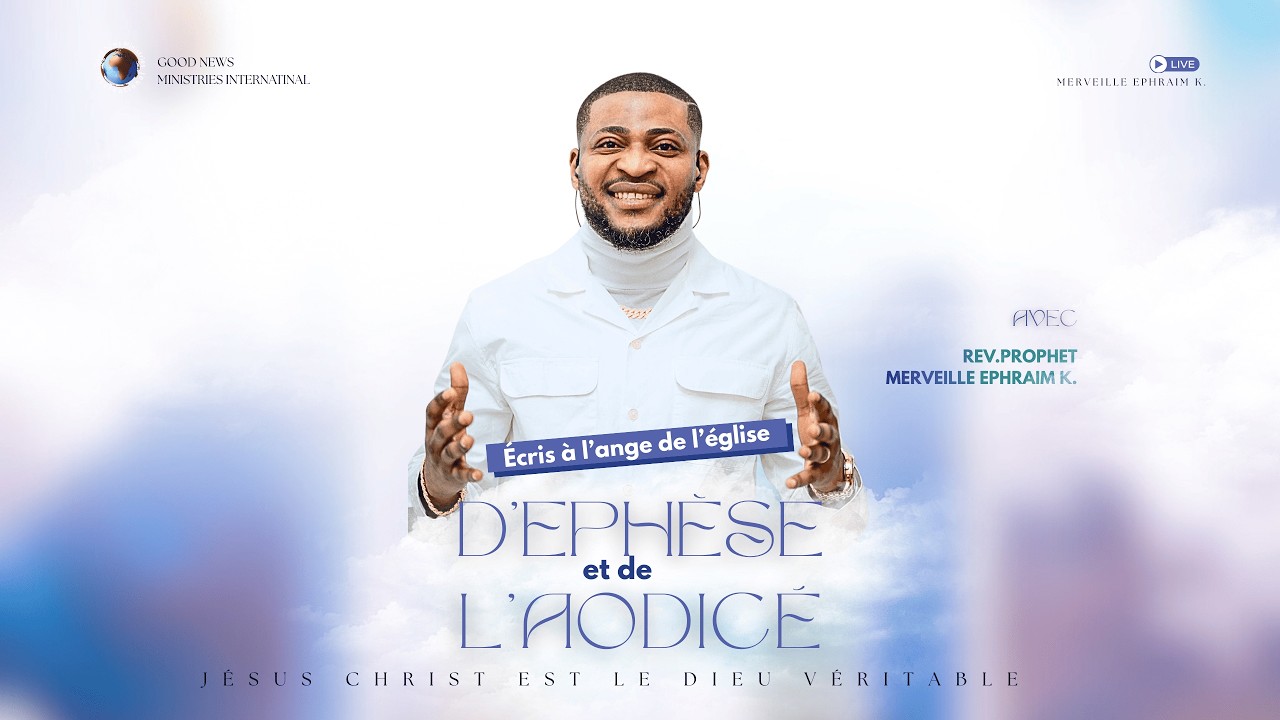 Écris à l'ange de l'église d'Ephèse et de l'Aodicé | DIMANCHE 08.02.2026 | Rev.Prophet M.Ephraim K🇩🇪