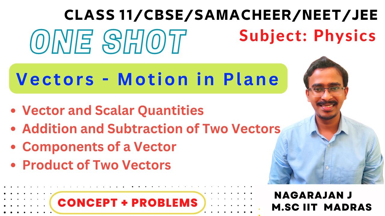 One shot - Vectors - Master Physics concepts to Ace JEE & NEET class 11 | Tamil