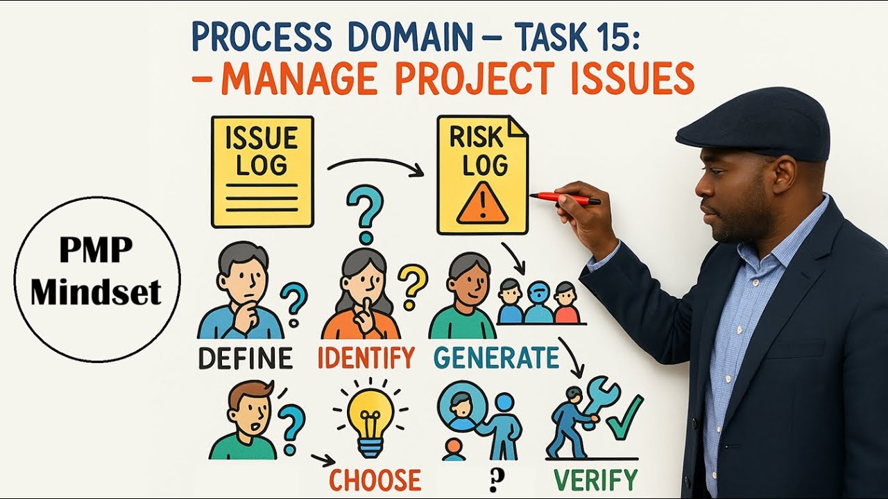 PMP Exam Mindset - Process Domain Task 15: Manage project issues