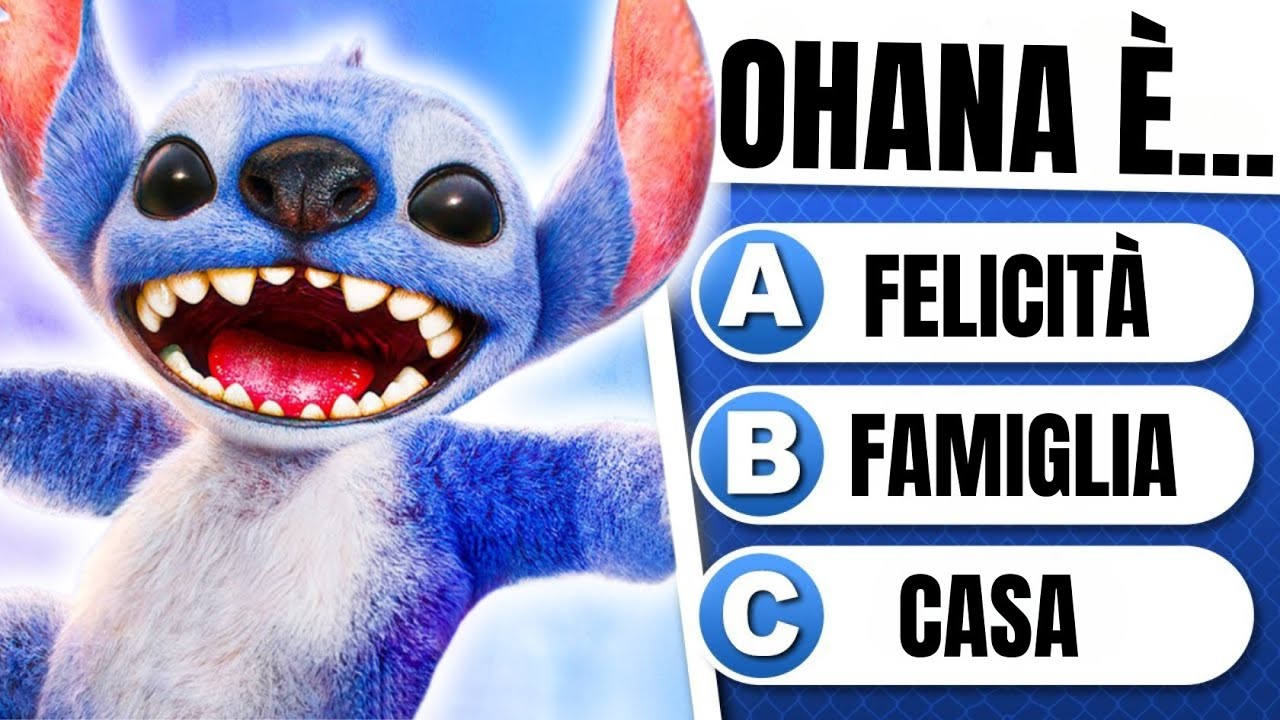 Quiz sul Film Lilo & Stitch🎬 🐨 - Quanto ne sai sul Film di Lilo & Stitch?