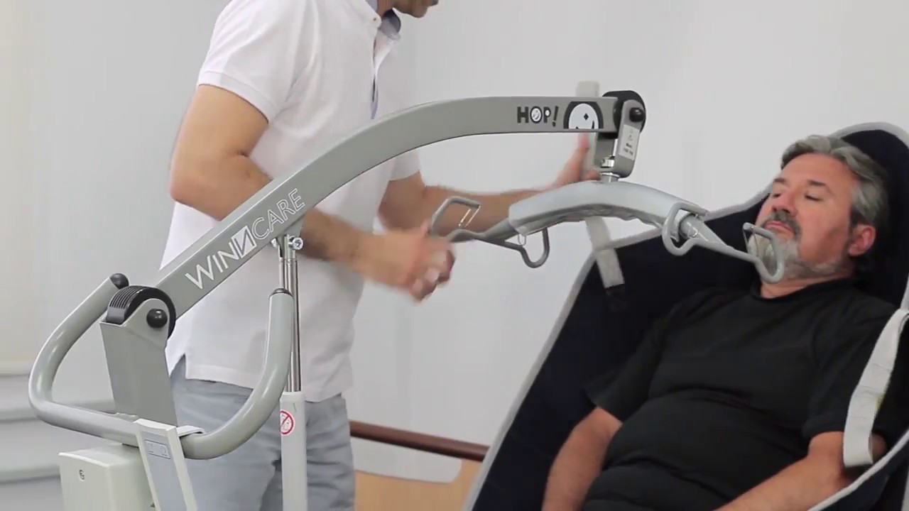 Grúa HOP ! E150 | Grúa de traslado domiciliaria |  Winncare | Accessible Madrid