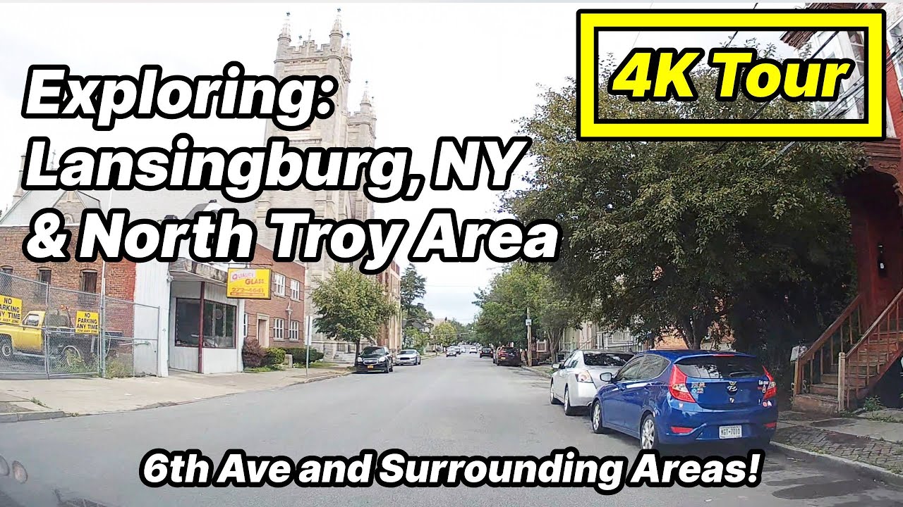 Lansingburg Troy NY | North End 6th Ave Area | Dashcam Tour [4k]