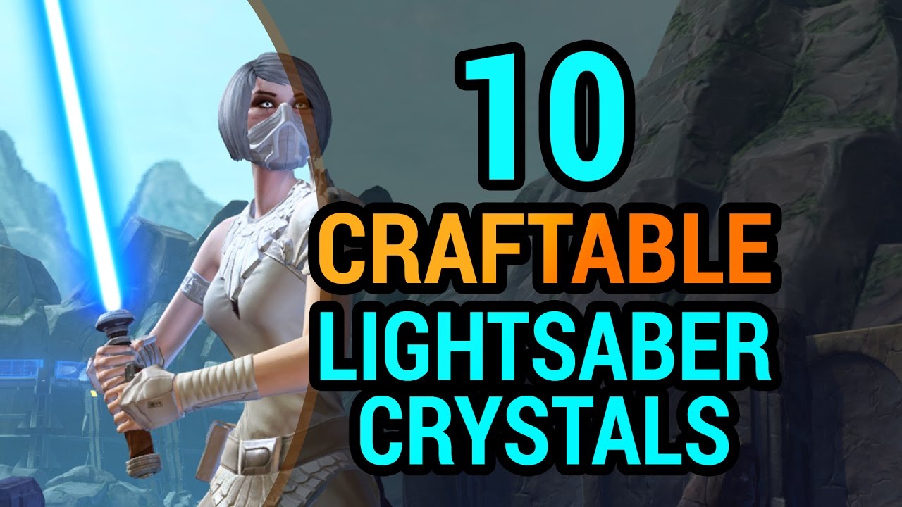 10 кристаллов для светового меча, которые можно создать в SWTOR
