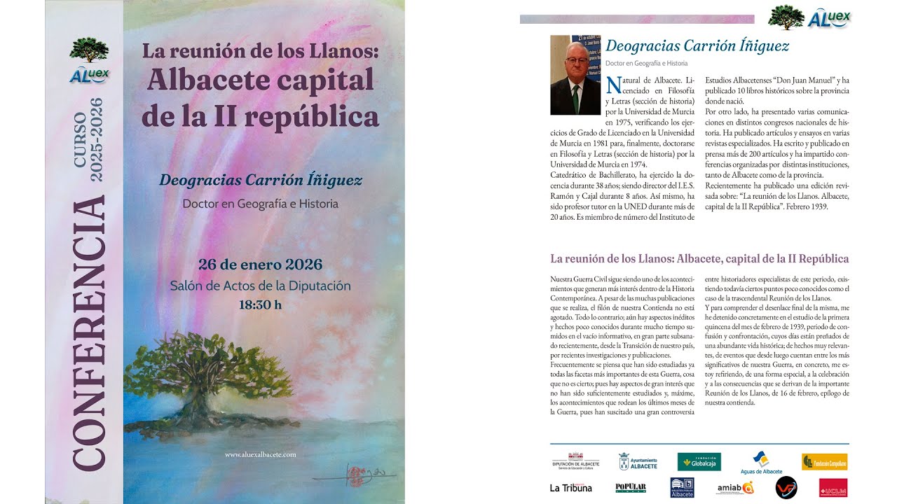 La reunión de los Llanos: Albacete capital de la II república