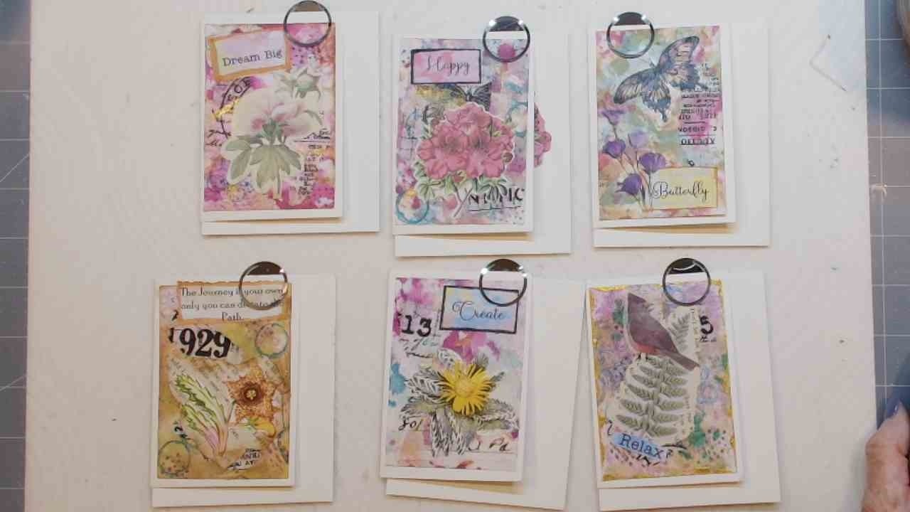 Mixed meida cards