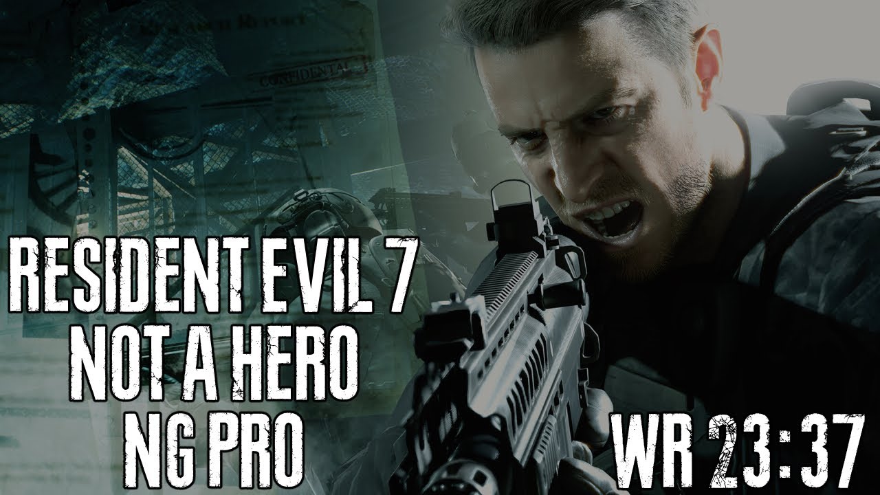 Resident Evil 7: Not A Hero NG Professional Speedrun In 23:37 (World Record)