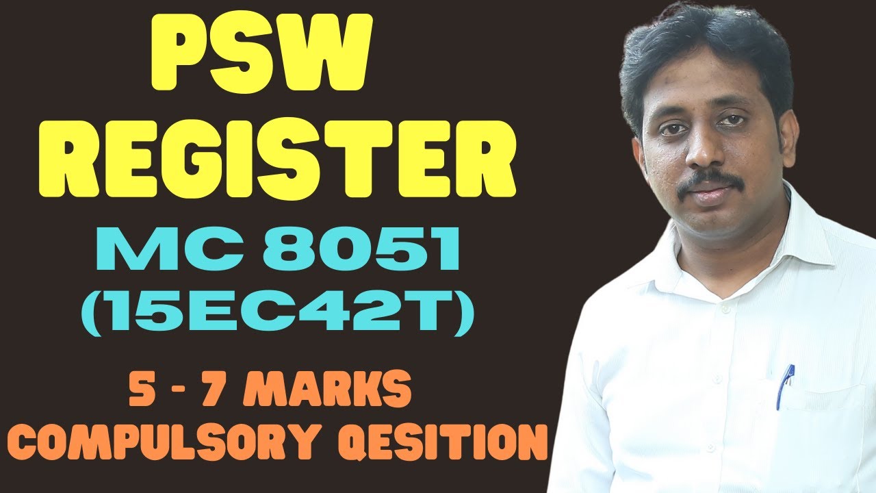 PSW REGISTER-8051-15EC42T | Diploma | Namm Diploma