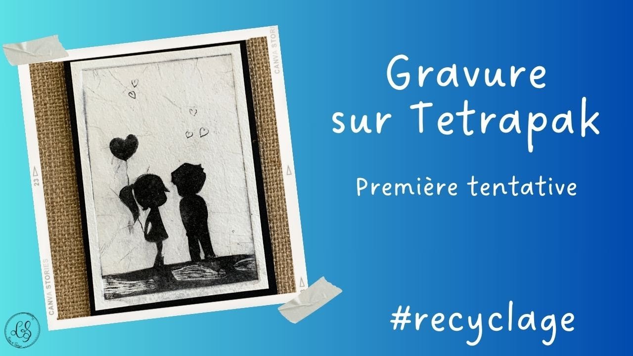 Gravure sur Tétrapak : facile, pas cher et tellement de potentiel